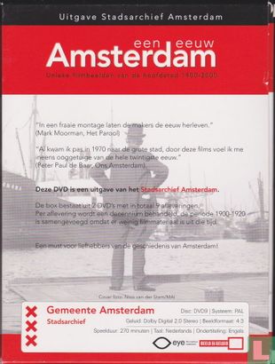 Een Eeuw Amsterdam - Unieke filmbeelden van de hoofdstad 1900-2000 - Afbeelding 2