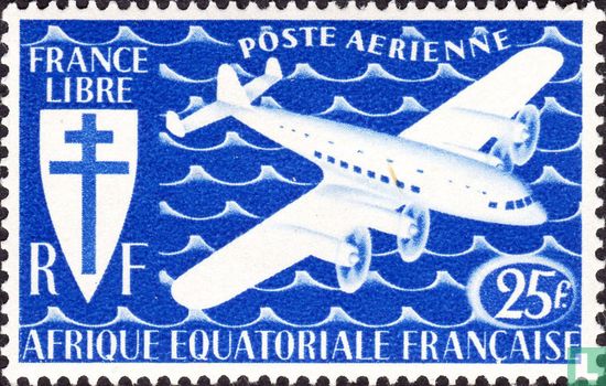 Avion et Croix de Lorraine