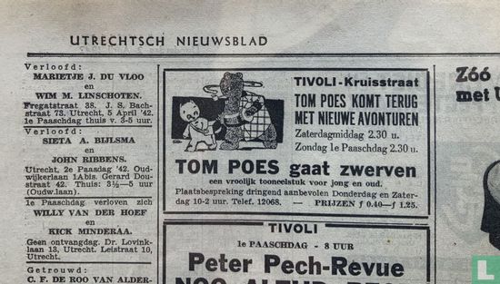 Tom Poes gaat zwerven [Utrecht]