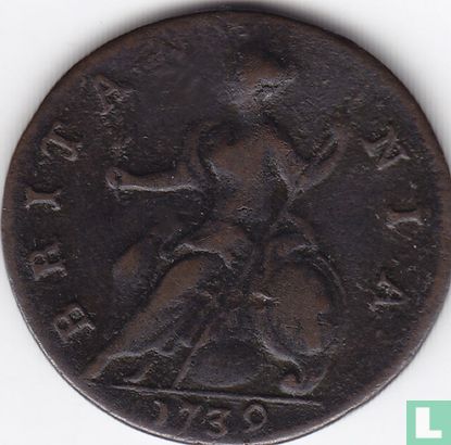 Verenigd Koninkrijk ½ penny 1739 - Afbeelding 1