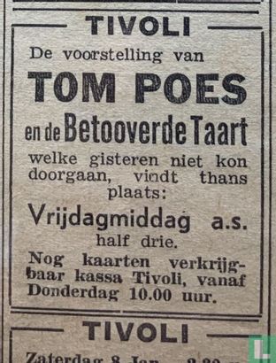Tom Poes en de Betooverde taart (inhaalvoorstelling) [Utrecht]