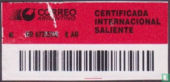 Certificada Internacional Saliente - Barcode