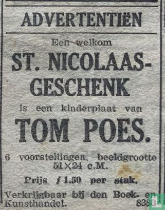 Tom Poes St. Nicolaas wandplaten - Afbeelding 1