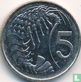 Cayman Islands 5 cents 1996 - Image 2