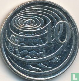 Îles Caïmans 10 cents 2005 - Image 2