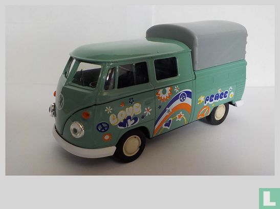 VW T1 Double Cabin Soft Top 'Love Peace' - Image 2