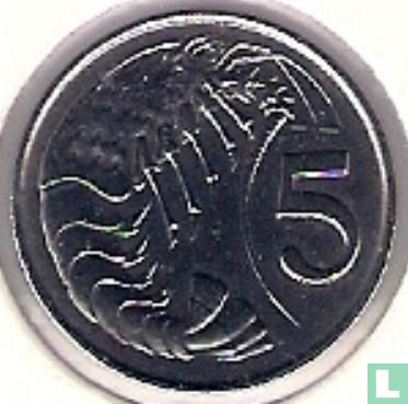 Îles Caïmans 5 cents 1987 - Image 2