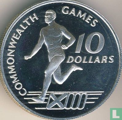 Bahama's 10 dollars 1986 "Commonwealth Games in Edinburgh" - Afbeelding 2
