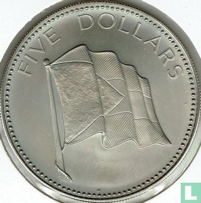 Bahama's 5 dollars 1974 - Afbeelding 2