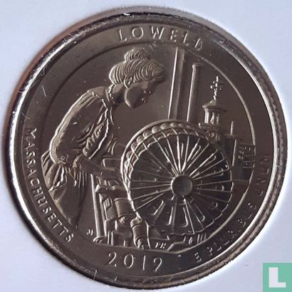 United States ¼ dollar 2019 (P) "Lowell National Historical Park - Massachusetts" - Image 1