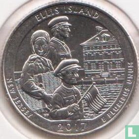 États-Unis ¼ dollar 2017 (D) "Ellis Island" - Image 1
