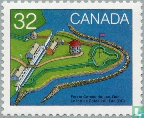 Fort bij Coteau-du-Lac, Quebec