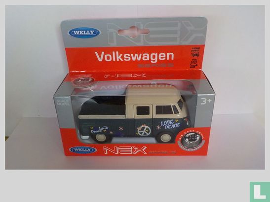 VW T1 Double Cabin Pick Up 'Love Peace' - Afbeelding 1