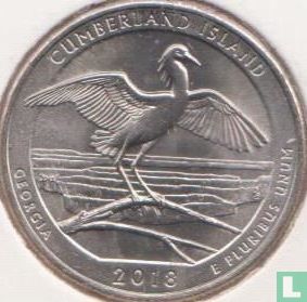 United States ¼ dollar 2018 (P) "Cumberland Island" - Image 1