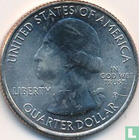 Verenigde Staten ¼ dollar 2015 (P) "Blue Ridge Parkway" - Afbeelding 2