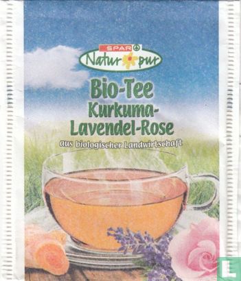 Bio-Tee Kurkuma-Lavendel-Rose - Image 1