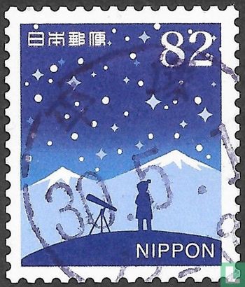 Greeting stamps winter  