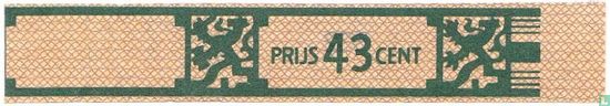Prijs 43 cent - (Achterop nr. 532) - Image 1