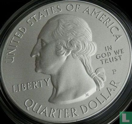 Vereinigte Staaten ¼ Dollar 2014 (5oz Silber - P) "Shenandoah national park - Virginia" - Bild 2