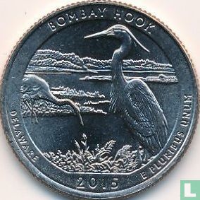 United States ¼ dollar 2015 (D) "Bombay Hook - Delaware" - Image 1