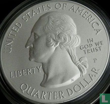 Vereinigte Staaten ¼ Dollar 2014 (5oz Silber - P) "Arches national park - Utah" - Bild 2