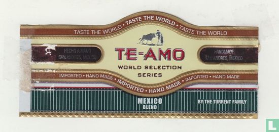 Te-Amo World Selection Series - Hecho A Mano San Andres Mexico - Hand Made San Andres Mexico  - Afbeelding 1
