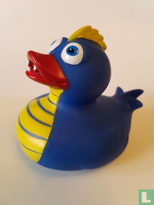 Monster Badeente blau