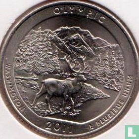 Verenigde Staten ¼ dollar 2011 (D) "Olympic National Park" - Afbeelding 1
