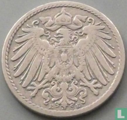 Deutsches Reich 5 Pfennig 1893 (E) - Bild 2