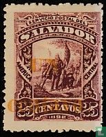 Christopher Columbus with overprint