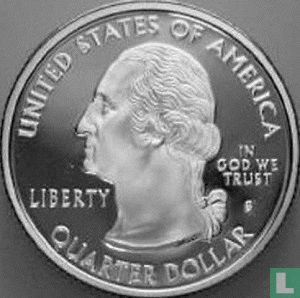 United States ¼ dollar 2007 (PROOF - copper-nickel clad copper) "Utah" - Image 2