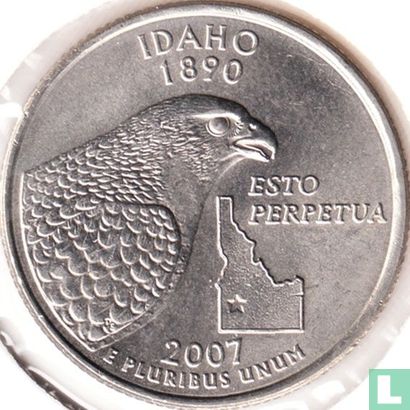 États-Unis ¼ dollar 2007 (D) "Idaho" - Image 1