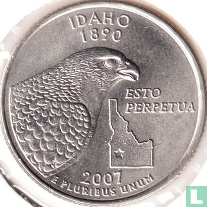 Verenigde Staten ¼ dollar 2007 (P) "Idaho" - Afbeelding 1