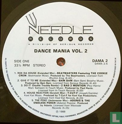 Dance Mania Volume 2 - Afbeelding 3