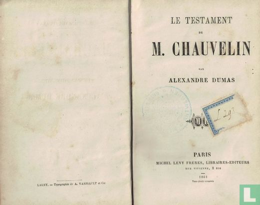 Le Testament de M. Chauvelin - Image 3
