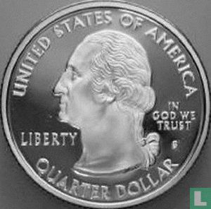 États-Unis ¼ dollar 2007 (BE - cuivre recouvert de cuivre-nickel) "Wyoming" - Image 2