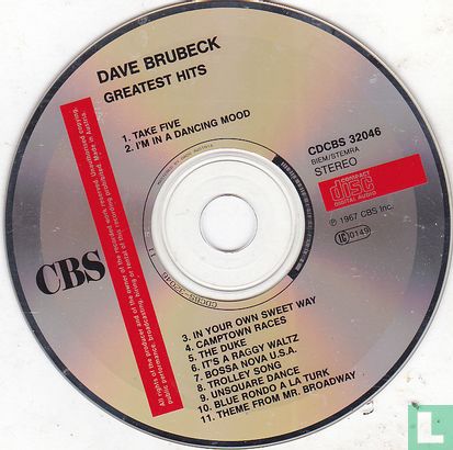 Dave Brubeck's Greatest Hits  - Image 3