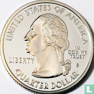 Vereinigte Staaten ¼ Dollar 2006 (PP - verkupfernickelten Kupfer) "Nebraska" - Bild 2