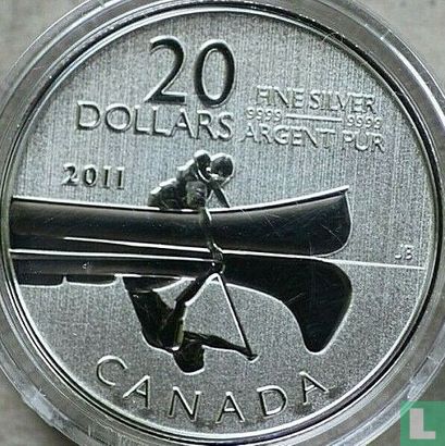 Canada 20 dollars 2011 "Canoe" - Afbeelding 1