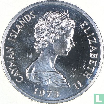 Cayman Islands 5 dollars 1973 (PROOF) - Image 1