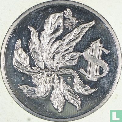 Cayman Islands 1 dollar 1973 (PROOF) - Image 2