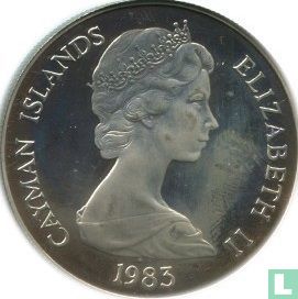 Cayman Islands 10 dollars 1983 (PROOF) "Royal visit of Queen Elizabeth II and Prince Philip" - Image 1