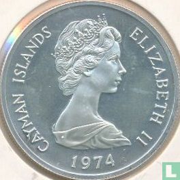 Cayman Islands 1 dollar 1974 (PROOF) - Image 1