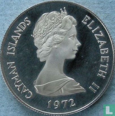 Cayman Islands 25 dollars 1972 (PROOF - silver) "25th Wedding anniversary of Queen Elizabeth II and Prince Philip" - Image 1