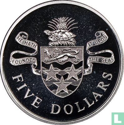 Cayman Islands 5 dollars 1972 (PROOF) - Image 2