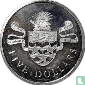 Cayman Islands 5 dollars 1974 (PROOF) - Image 2