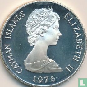 Cayman Islands 2 dollars 1976 (PROOF) - Image 1