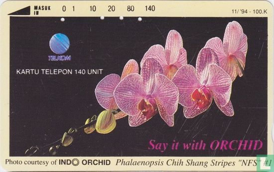 Say it with Orchid – Chih Shang Stripes - Afbeelding 1