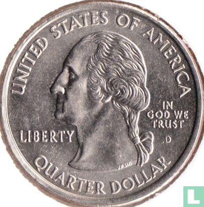 Verenigde Staten ¼ dollar 2003 (D) "Arkansas" - Afbeelding 2