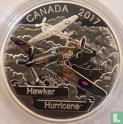 Canada 20 dollars 2017 (PROOF) "Hawker Hurricane" - Image 1